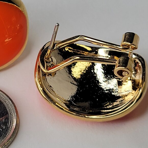 Orange Earrings - Picture 3 of 3